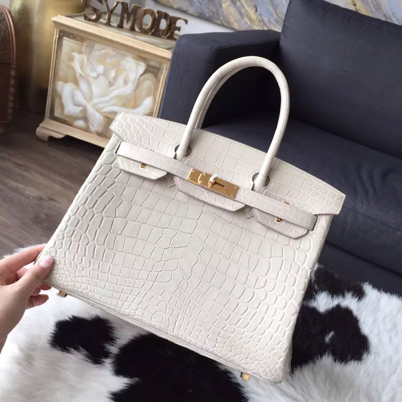 fake hermes 30cm matte alligator crocodile birkin gold hardware handstitched beton 8l rs03676 2.jpg