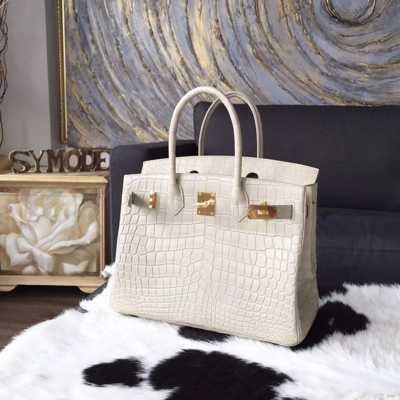 Hermes white alligator birkin 2025