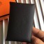 High Quality Hermes Black Epsom Calvi Card Holder Bag RS25711