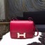 Best Quality Hermes Constance 18cm Swift Calfskin Handstitched Palladium Hardware, Ruby B5 RS21173