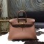 Hermes Birkin 25cm Togo Calfskin Bag Handstitched Gold Hardware, Chocolat CK47 RS08492