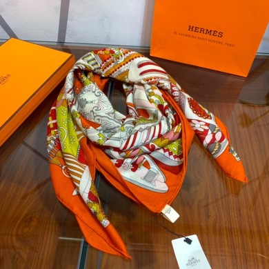 Hermes Silk Scarf- 7 RS20986