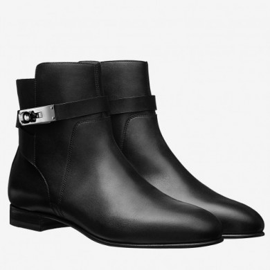 Hermes Black Neo Ankle Boots Women's Shoes RS204218