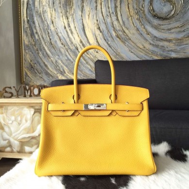 Hermes Birkin 30cm Taurillon Clemence Calfskin Original Leather Bag Handstitched Palladium Hardware, Soleli 9H RS02532