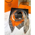 Replica Hermes Zebra Silk Scarf Gray RS21033