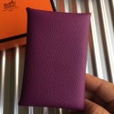 Designer Hermes Anemone Epsom Calvi Card Holder Bag RS25710