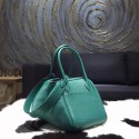 Best Quality Knockoff Hermes Lindy 26cm/30cm Taurillon Clemence Calfskin Bag Hand Stitched, Malachite Z6 RS04664