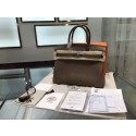 Hermes Birkin 30cm Epsom Leather Palladium Hardware High Quality, Etoupe RS01924