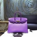 Hermes Birkin 35cm Epsom Calfskin Bag Handstitched Gold Hardware, Crocus 9W RS06120