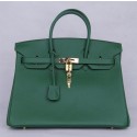 Hermes Birkin 35cm Veau Crispe Togo Calfskin Bag Handstitched, Canopee V6 RS10056