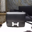 Hermes Constance 18cm Box Calfskin Palladium Hardware Handstitched, Noir RS08710