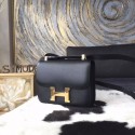 Hermes Constance 23cm Epsom Calfskin Original Leather Handstitched Gold Hardware, Noir RS09153