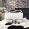 Hermes Constance 23cm Epsom Original Leather Handstitched, Blanc RS21352