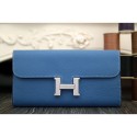 Hermes Constance Wallet In Jean Blue Epsom Leather RS05867