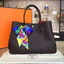 Hermes Garden Party 36cm Togo Calfskin Leather Palladium Hardware High Quality, Chocolate RS14447