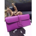 Hermes Jige Elan Clutch 29cm Epsom Calfskin Handstitched, Anemone P9 RS00305