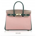 High Quality Replica Hermes Horseshoe Birkin 30cm Epsom Calfskin Bag Handstitched, Rose Tyrien E5/Pink 5P RS16986