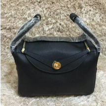 Best Quality Hermes Bi-Color Lindy 30cm Taurillon Clemence Leather Palladium Hardware High Quality, Noir, Fuschia Pink 5J RS06510