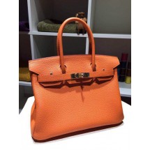 Hermes Birkin 30cm Togo Hand Stitched Gold Hardware, Orange CK93 RS05503