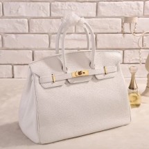 Hermes Horseshoe Birkin 25cm Cowhide Leather Bag Handstitched Gold Hardware, Rouge Casaque Q5/white Bag RS19267