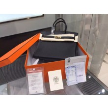 Hermes Birkin 35cm Togo Leather Gold Hardware High Quality, Noir RS04347