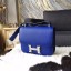 Fake Fashion Hermes Constance 18cm Epsom Calfskin Handstitched Palladium Hardware, Blue Electric 7T RS08404