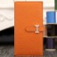 Hermes Bearn Gusset Wallet In Orange Leather RS14931