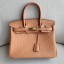 Hermes Birkin 30cm Autruche Ostrich Bag Handstitched Gold Hardware, Parchemin 3C RS16772