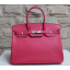 Hermes Birkin 30cm Epsom Calfskin Bag Handstitched Palladium Hardware, Flamingo I5 RS09991