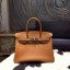 Hermes Birkin 30cm Epsom Calfskin Bag Original Leather Hand Stitched Palladium Hardware, Gold CK37 RS02678