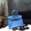 Hermes Birkin 30cm Epsom Calfskin Original Leather Bag Handstitched Gold Hardware, Blue Paradise 2T RS09826