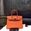 Hermes Birkin 30cm Togo Calfskin Bag Handstitched Gold Hardware, Orange CK93 RS02240