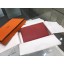 Hot Hermes Calvi Card Holder Case Handstitched Taurillon Clemence Calfskin, Rouge Garance RS14816