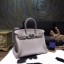 Imitation Hermes Birkin 35cm Togo Calfskin Bag Handstitched Palladium Hardware, Gris Tourterelle RS05091