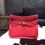 Luxury Hermes Jypsiere 28cm Gypsy Bag Taurillon Clemence Calfskin Palladium Hardware Handstitched, Rose Jaipur T5 RS13094