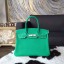 Replica Best Hermes Birkin 30cm Taurillon Clemence Calfskin Bag Handstitched, Menthe 6W RS01691