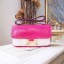 Replica Hermes Constance Elan 23cm Shiny Crocodile Skin Bag Handstitched Gold Hardware, Fuschia Pink 5J RS02619