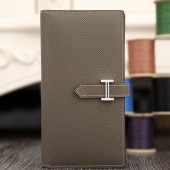 Hermes Bearn Gusset Wallet In Etoupe Epsom Leather RS16599