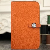 Hermes Dogon Combine Wallet In Orange Leather RS21640