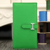 Imitation Hermes Bearn Gusset Wallet In Bamboo Leather RS03577