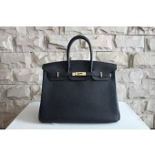 Replica Hermes Birkin HAC Haut à Courroies 40cm Taurillon Clemence Calfskin Hand Stitched, Black Noir CK89 RS08680